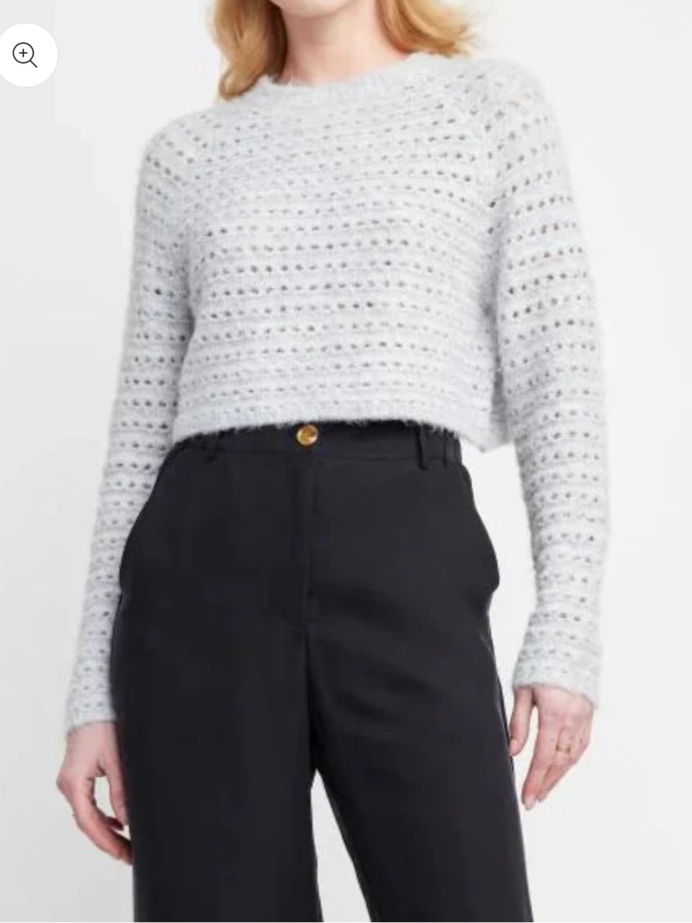 Self Contrast Emersyn Cropped Sweater
